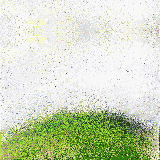 pixel art about pixel art, made with ninerpaint on a Palm Tungsten